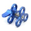 BGNing Underwater Ball Clamp Diving Ball Fixture Lights Arm Ball Three-Hole Butterfly Clip Triple Clamp Adapter (Blue) view 3