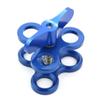 BGNing Underwater Ball Clamp Diving Ball Fixture Lights Arm Ball Three-Hole Butterfly Clip Triple Clamp Adapter (Blue) view 4