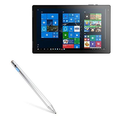 BoxWave Stylus Pen Compatible with Jumper EZpad 7 - AccuPoint Active Stylus, Electronic Stylus with Ultra Fine Tip - Metallic Silver