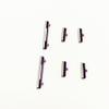 2X Sidekeys Side Buttons Power On Off Volume Up Down Key Mute Replacement for Samsung Galaxy S10/S10 Plus (Silver) view 2