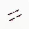 2X Sidekeys Side Buttons Power On Off Volume Up Down Key Mute Replacement for Samsung Galaxy S10/S10 Plus (Silver) view 3