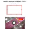 COSMOSS Window Door Insulation Plastic PVC Shield Panel Film Block Wind Screen Electricity Efficient Dust Balcony Patio Storm Hurricane Barrier Glass Protection (Ring Hole, 78"x157") view 2
