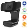 YOUPECK Webcam with Microphone 1080P Full HD Web Camera, Plug and Play USB Streaming Camera for Video Calling Conference Recording Online Teaching, 120 Degrees Wide-Angle 30fps, Black view 1