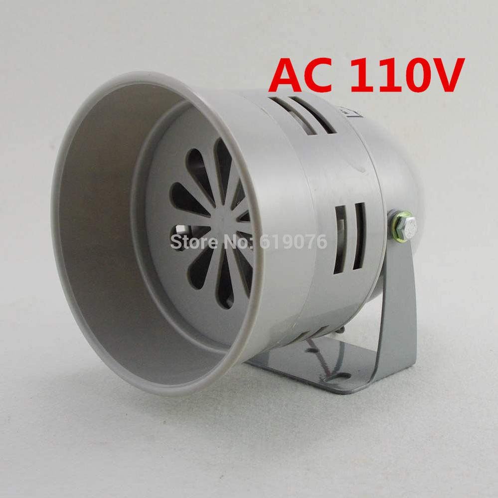 IndustrialField MS-290 AC110V Mini Plastic Industrial Alarm Sound Motor Siren