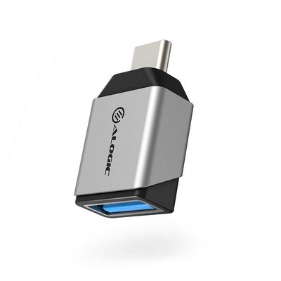 ALOGIC USB C to USB A Adapter, USB 3.1 (5Gbps), Compatible with MacBook Pro/Air 2020, Dell XPS, iPad Air 2020, iPad Pro, USB-C Smartphones and More - Space Grey.