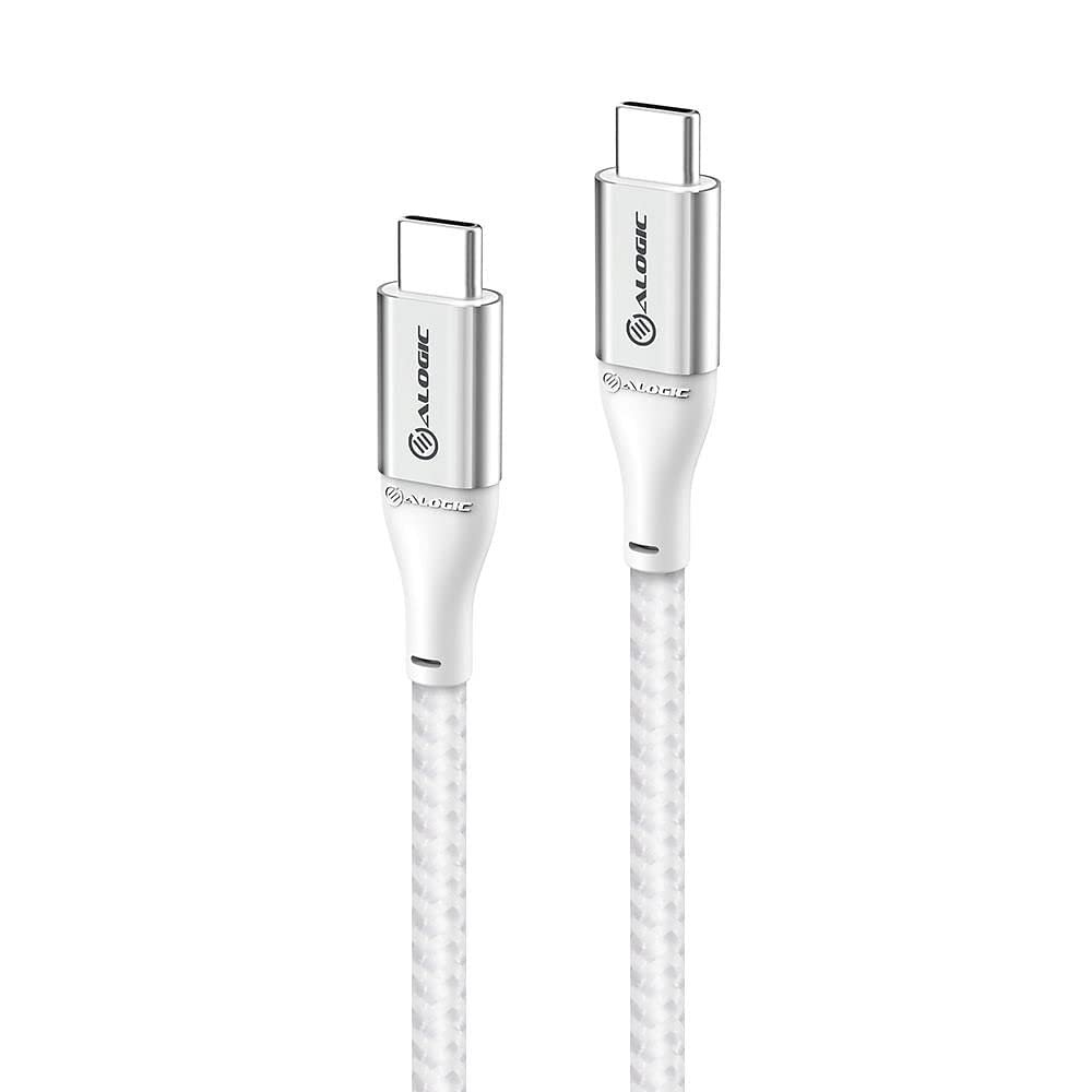 ALOGIC - Ultra USB-C to USB-C Cable 5A/480Mbps - Silver (Length: 30 cm)