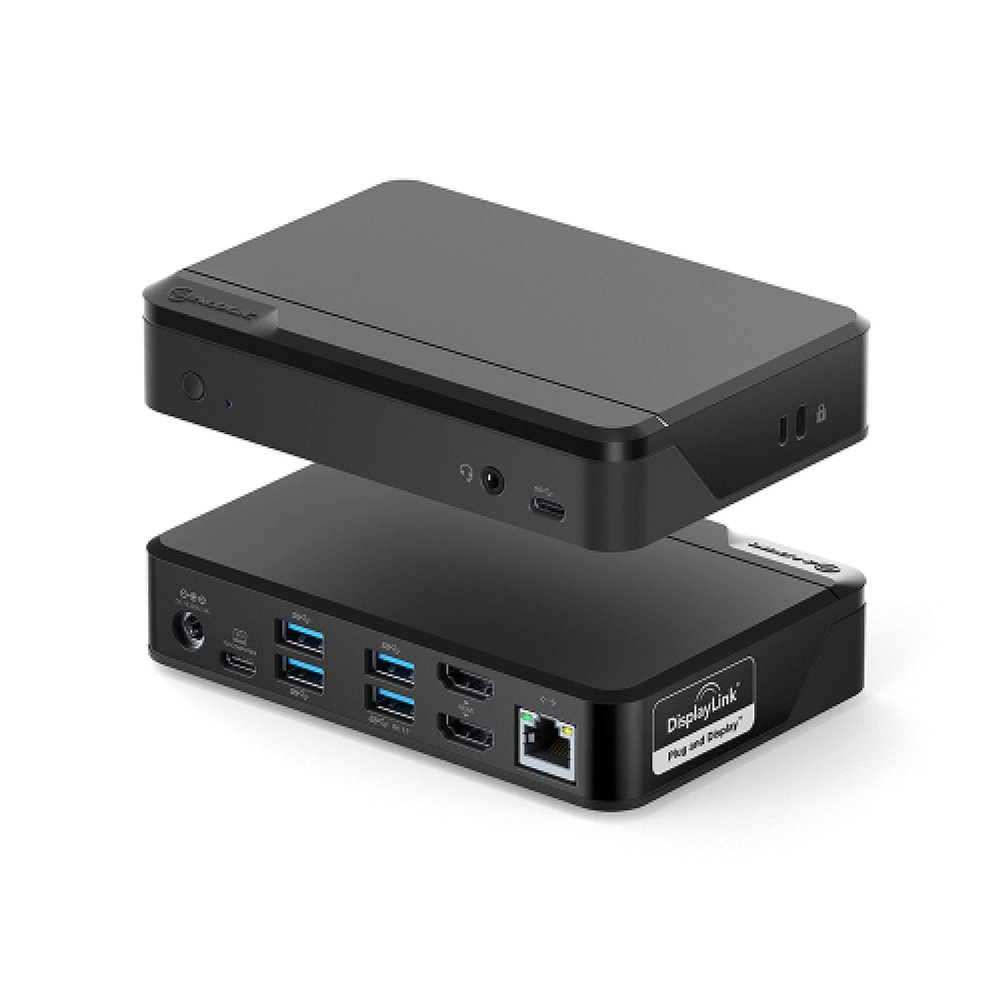 Alogic Universal Twin HD Pro Docking Station - 85W Power Delivery, USB C & A Compatibility, Dual Display 1080p@60Hz, 2 HDMI, USB-C Gen1, 3 USB-A, Compatible with MacBook Pro and More