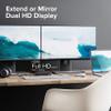 Alogic Universal Twin HD Pro Docking Station - 85W Power Delivery, USB C & A Compatibility, Dual Display 1080p@60Hz, 2 HDMI, USB-C Gen1, 3 USB-A, Compatible with MacBook Pro and More view 3