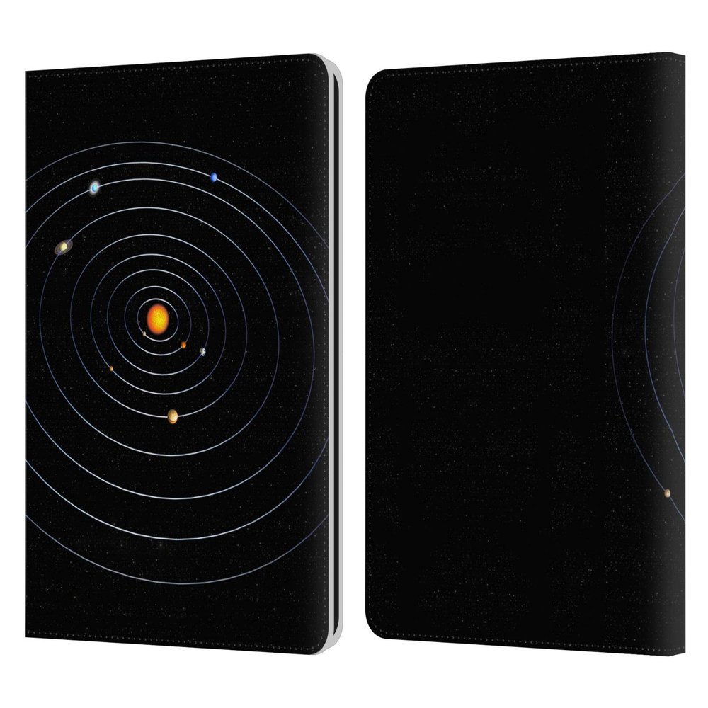 Head Case Designs Officially Licensed Simone Gatterwe Our Solar System Planets Leather Wallet Case Compatible with Kindle Paperwhite 1/2 / 3