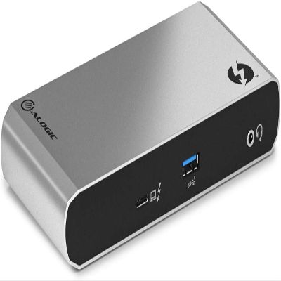 ALOGIC USA TURBO Dock - Dual 4K@60Hz Display, Thunderbolt 3 & USB-C Compatible