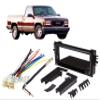 Absolute USA ABS99-4000 Fits GMC Sierra 95-98 Single DIN Aftermarket Stereo Harness Radio Install Dash Kit view 1