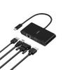 Belkin 4-in-1 USB-C Hub, MultiPort Docking Station for iPad, iPad Mini, & MacBook, Mac Mini, MacBook Air, MacBook Pro with USB-C Gigabit Ethernet, USB-A 3.0, VGA, & 4K HDMI view 1