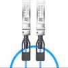 Blue 10G SFP+ to SFP+ DAC Passive Direct Attach Copper Cable for Cisco SFP-H10GB-CU1-5M Ubiquiti,Netgear,D-Link,Supermicro,Mikrotik Ethernet Devices 1.5m(4.9ft) view 1