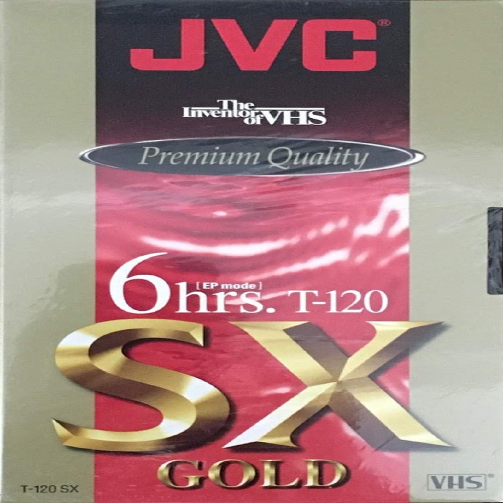 JVC SX Gold T-120 6 Hour VHS Videocassette