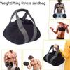 2 Pcs Adjustable Heavy Fitness Power Sandbag, Portable Adjustable Canvas Sand Kettlebell Soft Sand Bag, Weightlifting Dumbbell for Home Training, Fitness, Yoga Workout view 3