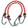 Bungee Cords with Hooks 6 Pieces Pack (2pcs.x12, 2pcs.x24, 2pcs.x36) Super Stretch and Superior Strength with Natural Rubber Core and Braided PP view 2