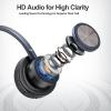 EMAIKER Wired Call Center Telephone Headphone for Deskphones, RJ9 Monaural Headset with Noise Cancelling Microphone for Office Telework, Works for Grandstream,Snom,Yealink,Fanvil IP Phones view 4