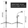 LIUGAST Tripod Stand for Ipad,Gooseneck 65-inch Floor Stand for Tablet,Floor Stand for iPad Tripod with 360 Rotating Mount for Mini, Air, Pro and All 4.7-11.9 Inch Tablet and Phone view 2