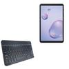 BoxWave Keyboard Compatible with Samsung Galaxy Tab A 8.4 (2020) - SlimKeys Bluetooth Keyboard, Portable Thin with Chiclet-Style Keys - Jet Black view 1