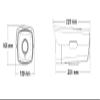 LONGSE LBB605XISS500 5MP IR WDR POE Network Outdoor Bullet Camera with 2.7-13.5mm 5X Motor Zoom Auto Focus Lens, RJ45 Connection view 3