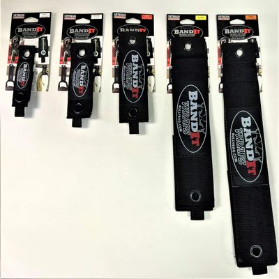 Band-It Heavy Duty Storage Straps - 5 Pack - Hook and Loop Extension Cord Organizer/Hanger, Strap for Cables & Cords, Wrap Keeper, Hoses, Rope, RV, Dock, Boat, Garage Organization, Storage & More