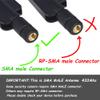12dBi 433MHz Antenna High Gain Radio Antenna SMA Male Connector Omni-Directional Antenna Wireless Antenna for Wireless Sensor Network Router Modem Pack of 2 view 2