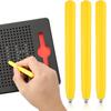 Outus 3 Pieces Replacement Stylus Magnetic Drawing Pen Magnet Replacement Pens for Magnetic Drawing Board Magnapad A to Z and Numbers 0 to 9, Yellow view 1