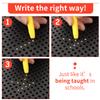 Outus 3 Pieces Replacement Stylus Magnetic Drawing Pen Magnet Replacement Pens for Magnetic Drawing Board Magnapad A to Z and Numbers 0 to 9, Yellow view 4