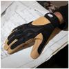 Klein Tools 60188 Work Gloves, Professional Grade Leather Gloves with Knuckle and Finger Protection, Thumb Reinforcement, Mesh Back, Large view 3