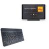 BoxWave Keyboard Compatible with Lenovo Tab M10 FHD Plus (2nd Gen) - SlimKeys Bluetooth Keyboard, Portable Thin with Chiclet-Style Keys - Jet Black view 1