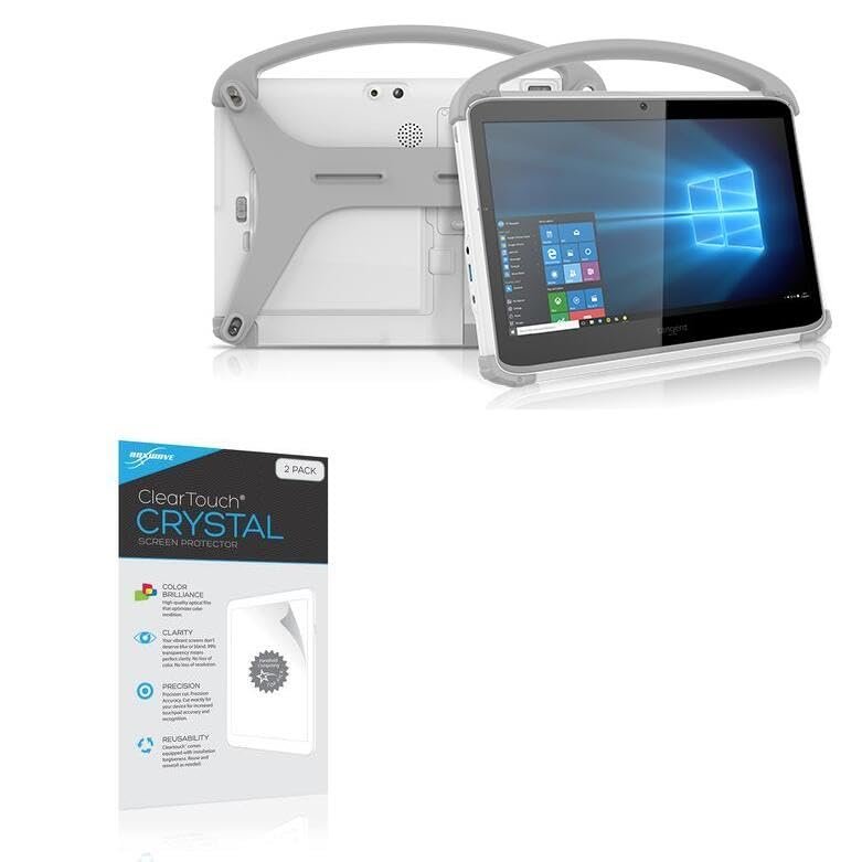 BoxWave Screen Protector Compatible with Tangent Medix T13 - ClearTouch Crystal (2-Pack), HD Film Skin - Shields from Scratches