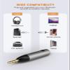 MaedHawk Aux to Bluetooth 5.0 Receiver Wireless Bluetooth Audio Adapter for Car Home Speaker 3.5mm Jack with Built-in Microphone for Hands Free Calls view 3