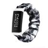 200Pcs Compatible for Fitbit Charge 4 Band, Blueshaw Fabric Elastic Scrunchie Elastic Watch Band Women Cute Replacement Straps Compatible for Fitbit Charge 4 (Grid) view 1