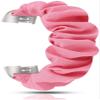 200Pcs Compatible for Fitbit Charge 4 Band, Blueshaw Fabric Elastic Scrunchie Elastic Watch Band Women Cute Replacement Straps Compatible for Fitbit Charge 4 (Pink) view 2