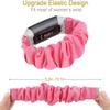 200Pcs Compatible for Fitbit Charge 4 Band, Blueshaw Fabric Elastic Scrunchie Elastic Watch Band Women Cute Replacement Straps Compatible for Fitbit Charge 4 (Pink) view 3