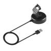 RuenTech Compatible with Fitbit Charge 4 Charger Replacement 3.3ft USB Charging Cable Charging Clip Dock for Charge 4 Fitness Tracker (2pcs Black) view 2
