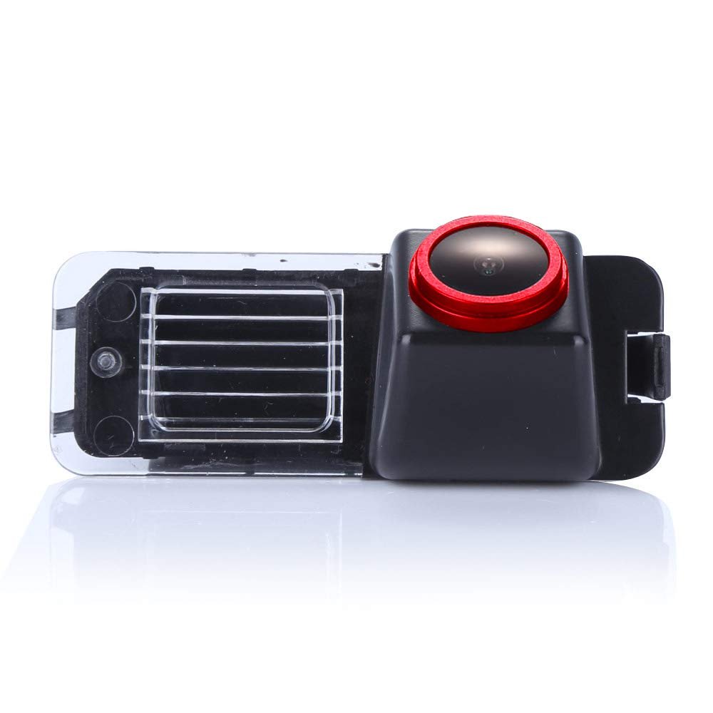 Cool red 18mm Lens Light reversing Camera, for New Beetle/Phaeton/Scirocco/Golf/Variant/4 Motion/Seat Leon/Skoda Superb/Yeti/Golf MK5/EOS/Polo V/Passat CC AD/Polo