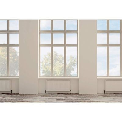 Leyiyi 10x6.5ft Window Backdrop Outdoor View Spring Scenery Green Trees Modern Indoor Room Background for Photography Heater Wood Floor Indoor Decoration Wallpaper Studio Photo Props