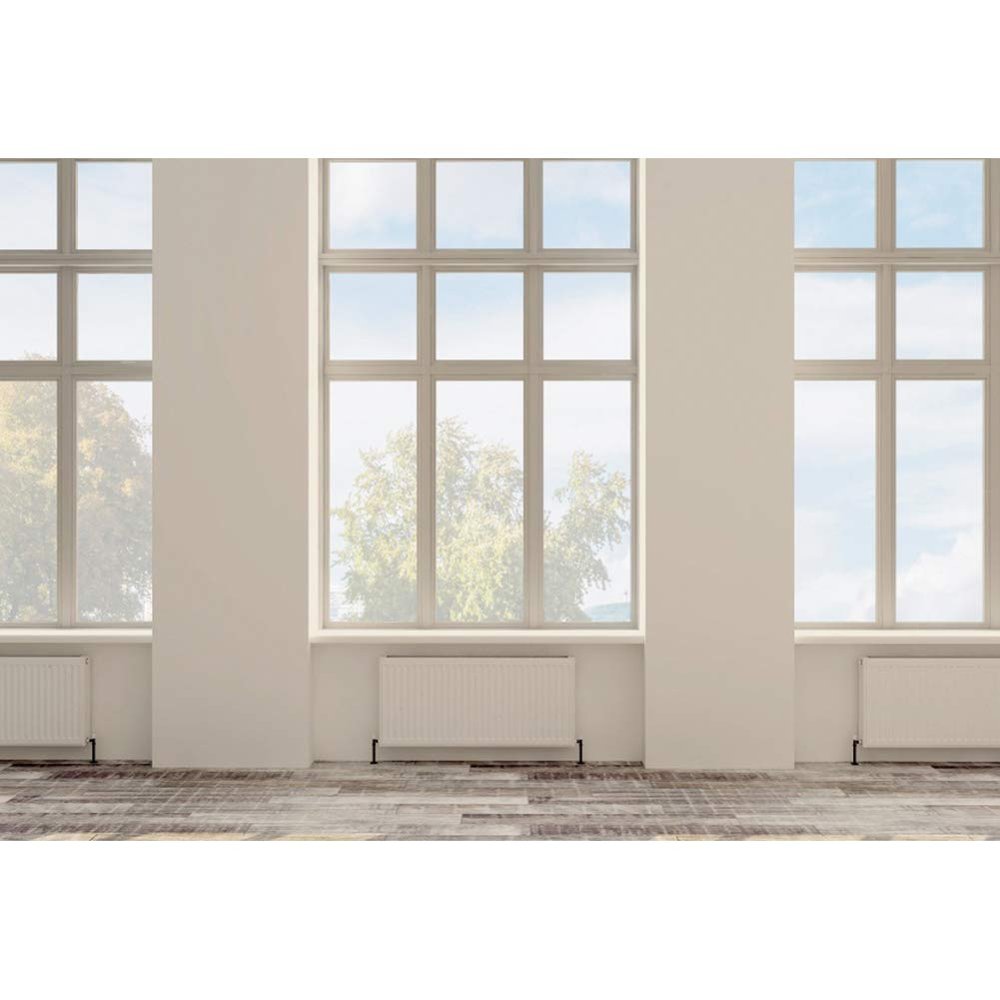 Leyiyi 10x6.5ft Window Backdrop Outdoor View Spring Scenery Green Trees Modern Indoor Room Background for Photography Heater Wood Floor Indoor Decoration Wallpaper Studio Photo Props