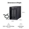 QNAP TL-R400S 4 Bay 1U Rackmount SATA 6Gbps JBOD Storage Enclosure. PCIe SATA Interface Card (QXP-400eS-A1164) Included view 2