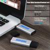 MEINAMI Slim Customized USB Flash Drive in Silver Metal Thumb Drive Personalized Memory Stick 64GB 25 Pack view 3