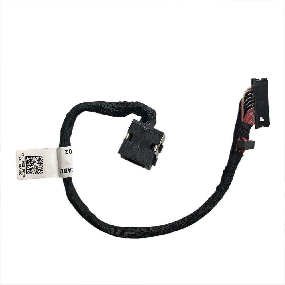 Zahara DC Power Jack Cable Socket Replacement for Dell AW M15 M17 R2 0J60G1 J60G1 DC301015A00