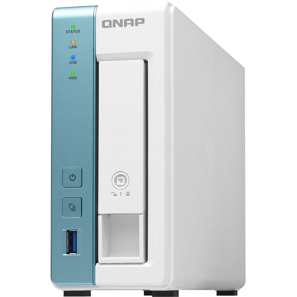 QNAP TS-131K 1 Bay Home NAS with One 1GbE Port