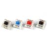 YMDK Outemu SMD RGB 3 pin MX Switch Blue Black Red Brown OTM for GK61 GK64 MX Mechanical Keyboard (200 pcs, Blue) view 2