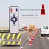 Portable Alarm Siren with Strobe Light Outdoor Microwave Induction Rechargeable Industrial Sound Light Alarm Horn Siren Emergency Warning Burglar Alarm Remote Control SF-504 view 4