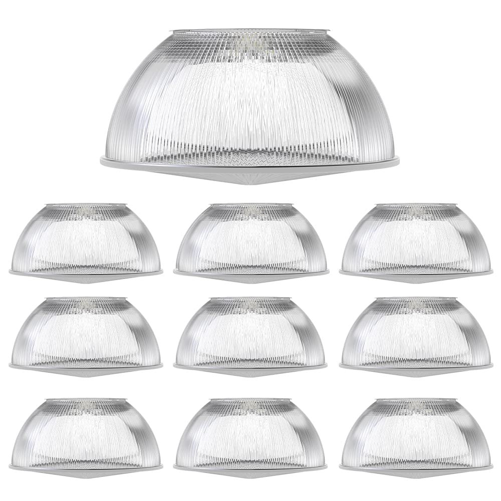 HYPERLITE 60 Degree PC Reflector ONLY for Hero Series LED High Bay Light (Clear with Cover) 10-Pack