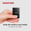 Gigastone 1TB External SSD Read Speed 500MB/s USB 3.2 USB-C External Solid State Drive Portable, 3D NAND Ultra Slim Metal, for PS4 PC Laptop Mac Windows Linux Android Xbox One Smart TV view 3
