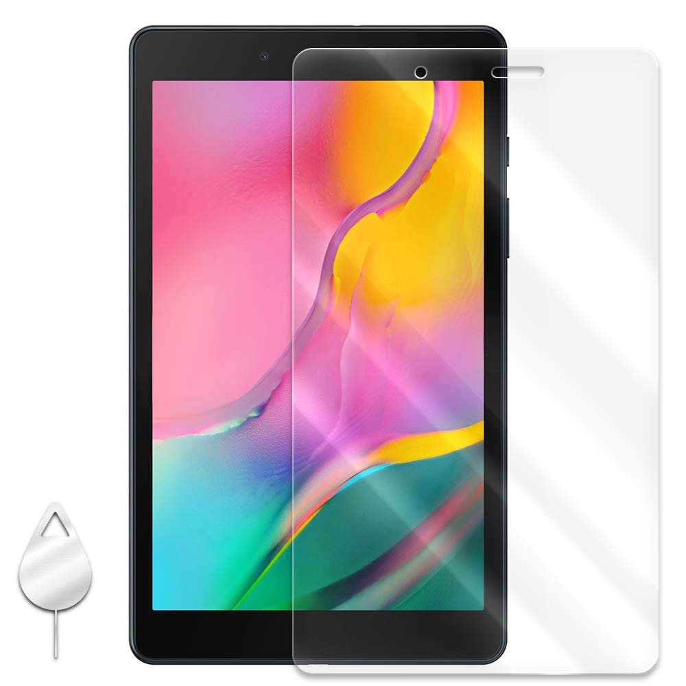 SodaPop High Definition Anti-Strike Ultra-Thin Shatterproof Tempered Glass Screen Protector Film Compatible with Samsung Galaxy Tab A 8.0 SM-T290 Tablet