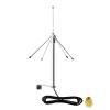HYS 433Mhz 3dbi Omni Antenna 50 Ohm GSM Aerial W/3M(9.8ft) RG58 Coaxial Cable SMA Male Plug and Mounting Bracket view 1