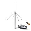 HYS 433Mhz 3dbi Omni Antenna 50 Ohm GSM Aerial W/3M(9.8ft) RG58 Coaxial Cable SMA Male Plug and Mounting Bracket view 2